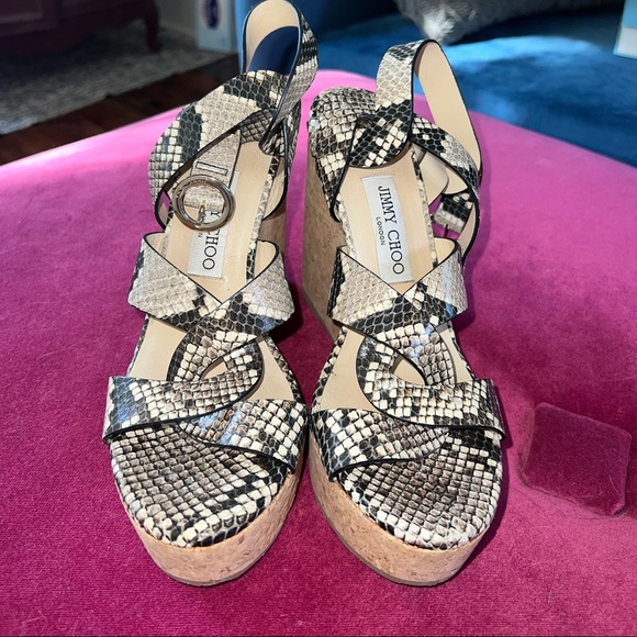 2021 Spring Jimmy Choo Platform Wedges - Picture 1 of 3